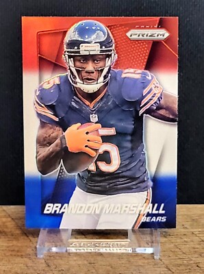 2014 Panini Prizm Brandon Marshall Red White Blue Prizm #81 RWB