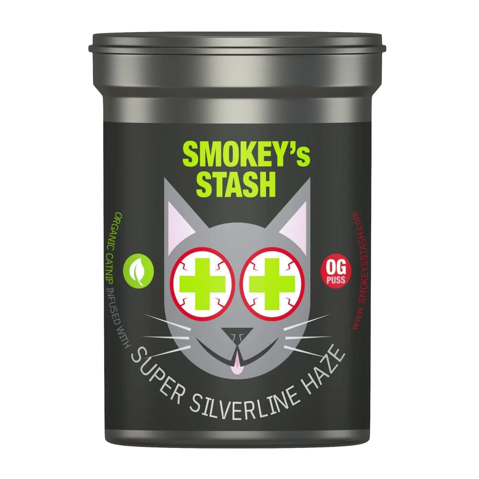 Smokeys Stash Silver vine and catnip blend 3 containers per pack SIlvervine - Image 3 of 3