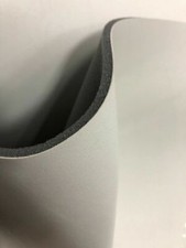 WHITE 4MM FOAM BACKED LEATHERETTE FABRIC Fire Retardant Upholstery Benches
