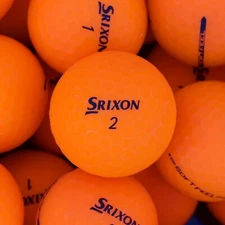 24 Srixon Soft Feel Brite Orange Used Golf Balls 4A / 5A  Quality FREE SHIPPING