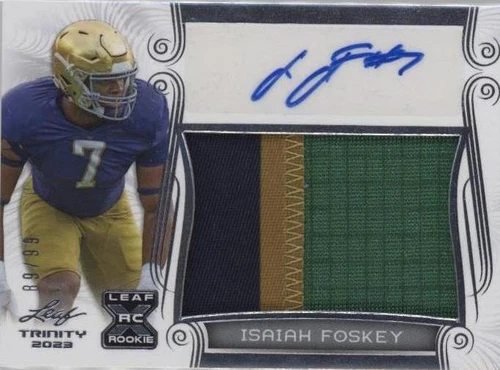 2023 Leaf Trinity Isaiah Foskey #PA-IF1