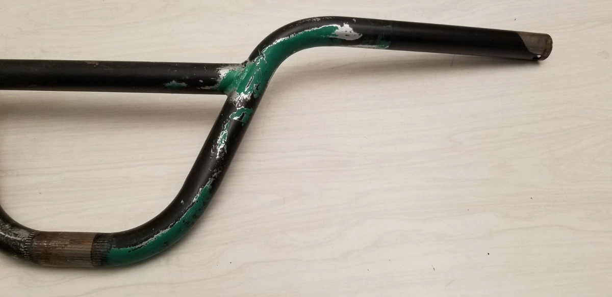 Black used BMX Handlebars Mid School 26 7 8 wide 7 1 2 tall overall