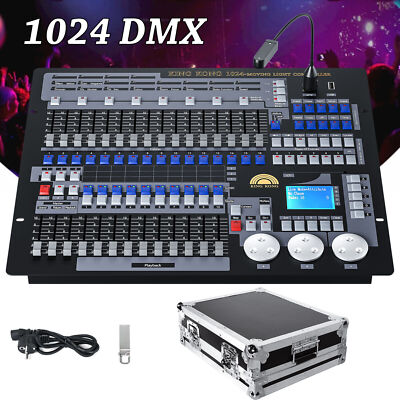 DJ Console Equipment With Flightcase DMX 1024 Channels Stage Lighting Controller