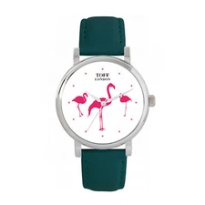 Toff London TLWS-56334 Ladies Flamingo Bird Watch