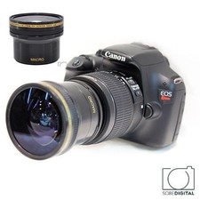 HD .X15 FISHEYE MACRO LENS FOR CANON EOS REBEL 400D 450D 500D 550D 600D 650D T3
