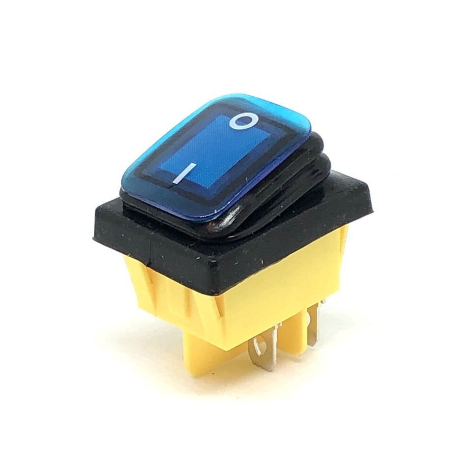 Waterproof Rocker Boat Switch with LED IP67 AC/DC 12V 24V 110V 250V/30A ...