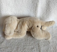 FAO Schwartz Tan Laying Floppy Lab Puppy Dog Stuffed Plush