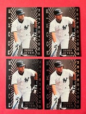 4 - 1997 Ultra Derek Jeter Rookie Reflections #5 of 10 - All 4  Yankees Captain