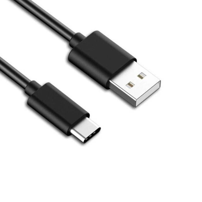 Ladekabel Datenkabel - USB-A auf USB-C - 30 cm Schwarz - Bild 2 von 3