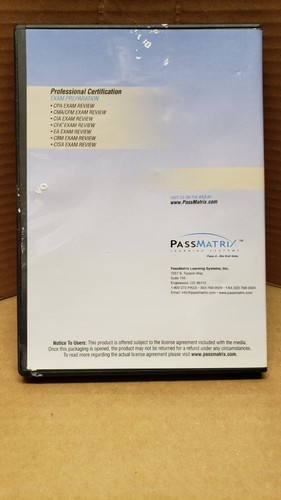 PassMatrix & MicroMash CISA Examination Preparation - 2005 Ed - Picture 4 of 6