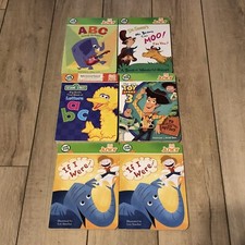 Leap Frog Tag Jr. With 6 Board Books Sesame Street Disney Woody Dr. Seuss