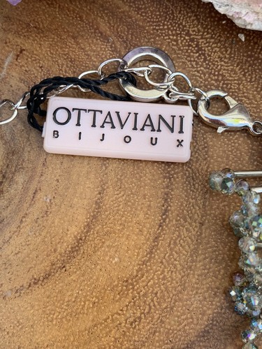 NEW Ottaviani Bijoux Made in Italy Beaded Choker/Collar Necklace Designer D16 - Picture 9 of 12