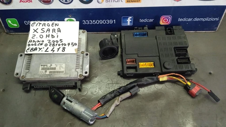 Kit Chiave Citroen Xsara 2.0 HDI (0281010750) - Immagine 3 di 3