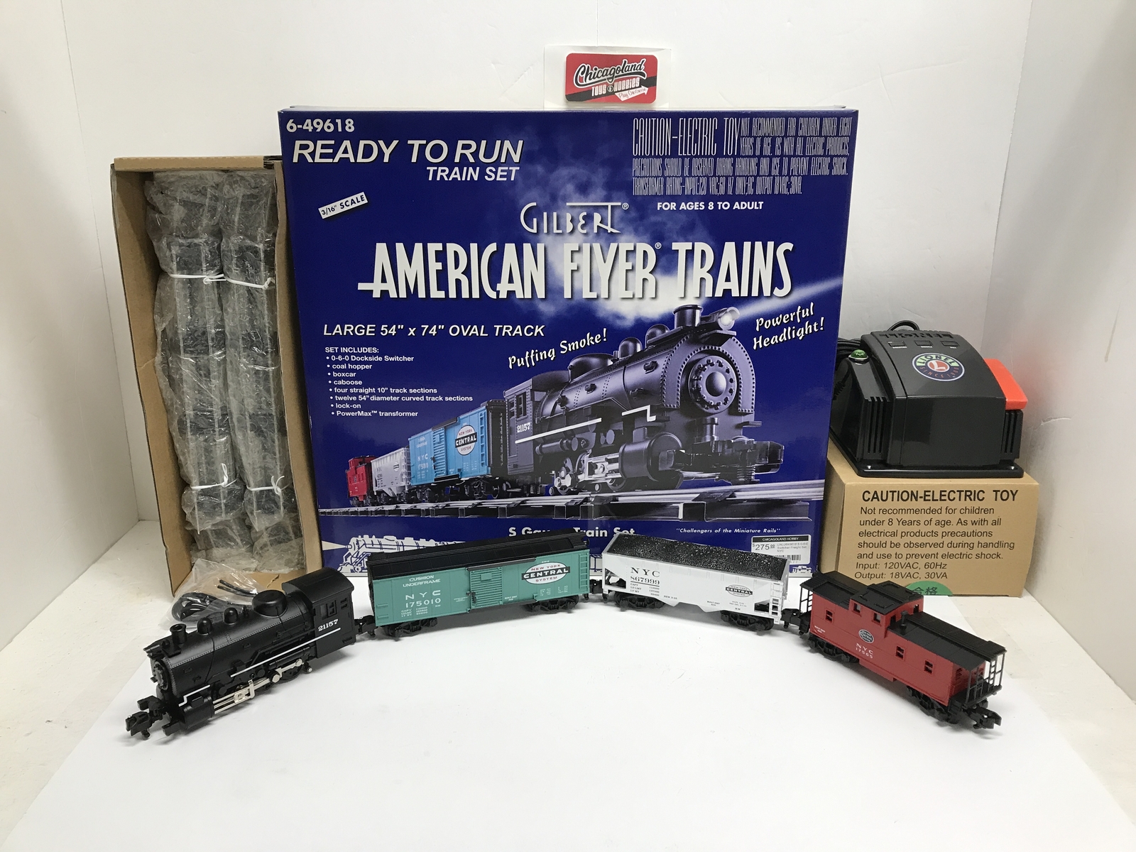 american flyer train set 1953
