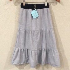 Skirt Girl 6 100 Cotton Maxi Blue Ruffle Tiered Bohemian Mom and Pop's Kids