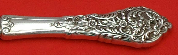 Esparcidor de mantequilla florentino de encaje de Reed and Barton de plata esterlina HH moderno Foto 2 de 2