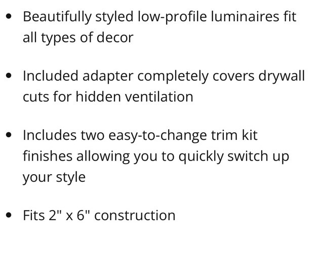 BroanNuTone 770RLTKC Ceiling Exhaust Fan Light with Easy Change Trim