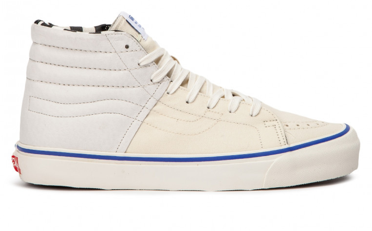 VANS OG SK8-HI LX INSIDE OUT PACK BEIGE Checkerboard VN0003T0U9N