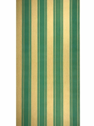 Striped flock Wallpaper flocked Green Gold Metallic Textured Flocking Velvet 3D - Picture 7 of 12