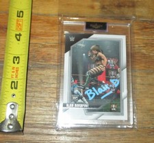 WWE Panini Blair Davenport Wrestling Trading Card Autographed COA Signed NXT