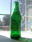 Vintage CASCO BOTTLING CO Green Glass Bottle PALE DRY GINGER ALE Painted Labels — photo 3