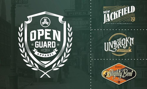 Servicio de diseño de logotipo básico vintage personalizado a medida - Diseño de logotipo a medida - Imagen 4 de 4