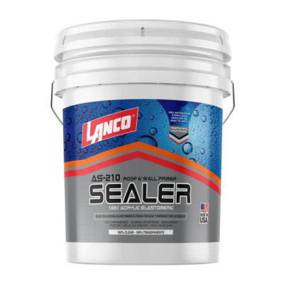 AS-210 5 Gal. 100% Acrylic Clear Roof Primer and Sealer Constant Flexibility