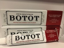 2 x Botot Natural European Toothpaste Cinnamon CLOVE MINT 75ML From France NIB