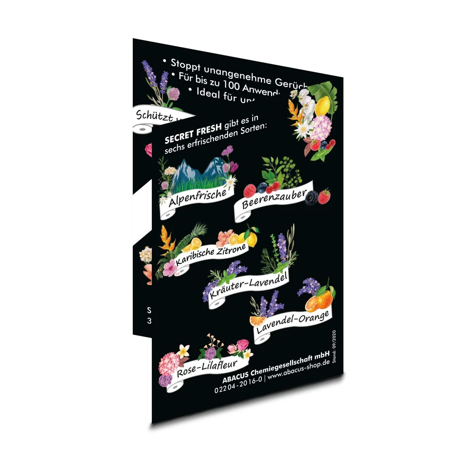 (19,93€/100ml) 3x 50 ml Secret Fresh Toilettenparfum Toilettenspray WC-Parfum - Bild 4 von 4