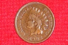1902, Rare Old Antique, Indian Head Penny, (124 Years Old), US Collection Coin.