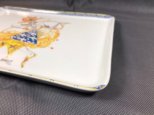 Plateau porcelaine de Limoges Philippe Deshoulières l'oiseau de feu Bakst 1913 - Picture 4 of 7