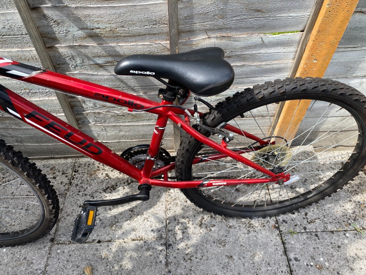 Apollo Feud Red Bicycle, Pre-owned, Good Condition, 26