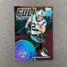 Christian McCaffrey 2021 Donruss Elite Football Full Throttle #FT2 Panthers