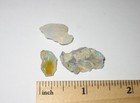 3 SMALL A+ NATURAL ROUGH 0.5"- 0.8" ETHIOPIAN WELO OPAL CRYSTALS ~ 4.3g *2 (GG) — photo 1