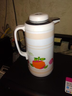 Vintage Kenco Misa Fruit Vacuum Insulated Carafe Coffee Pot