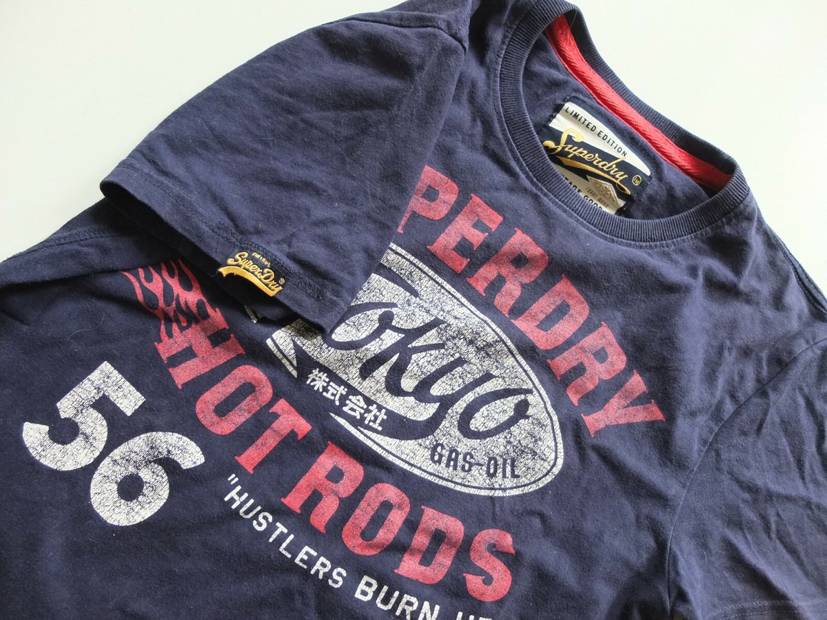 Superdry★メタリック ロゴ☆コットン☆Tシャツ Superdry Limited Edition Vintage Goods T-Shirt Size M Top