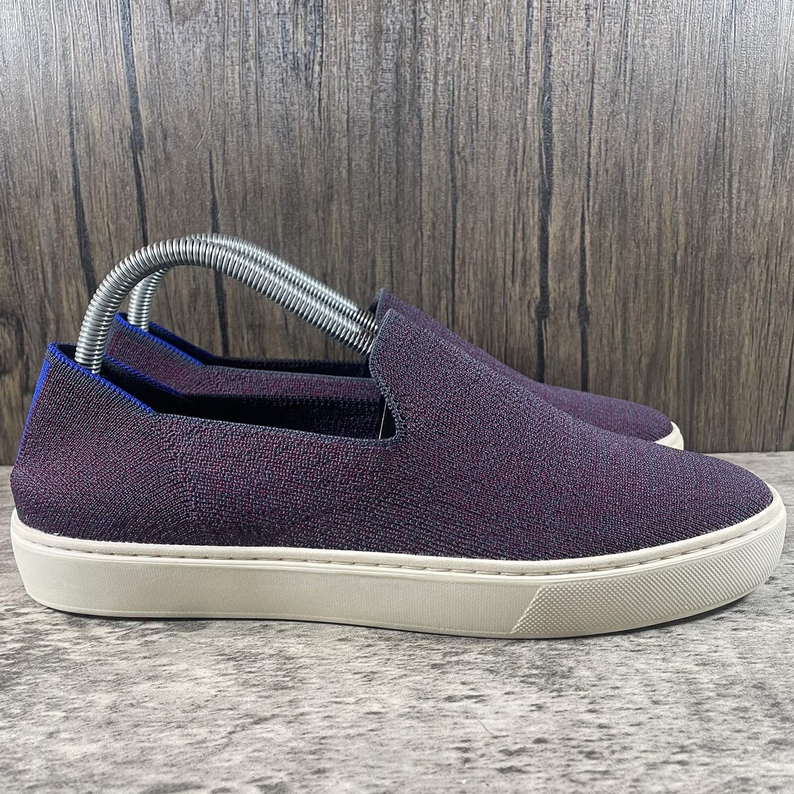 Rothy's The Original Sneaker Fig Python Purple Sl… - image 3