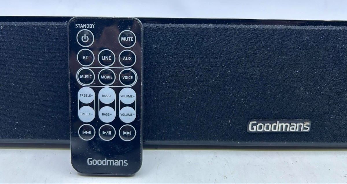 Aux Goodmans Gdsb02bt45 Goodmans Portable High Power Bass Speaker