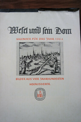 Wesel und sein Dom Kalender für das Jahr 1964 Bilder aus 4 Jahrhunderten
