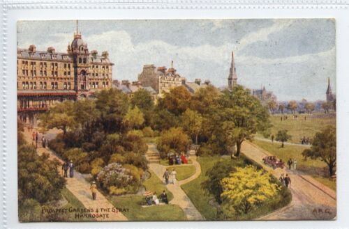 (KLj4057)  ARQ 1138, Prospect Gardens and The Stray,  Harrogate, 1923 Used - Picture 1 of 2