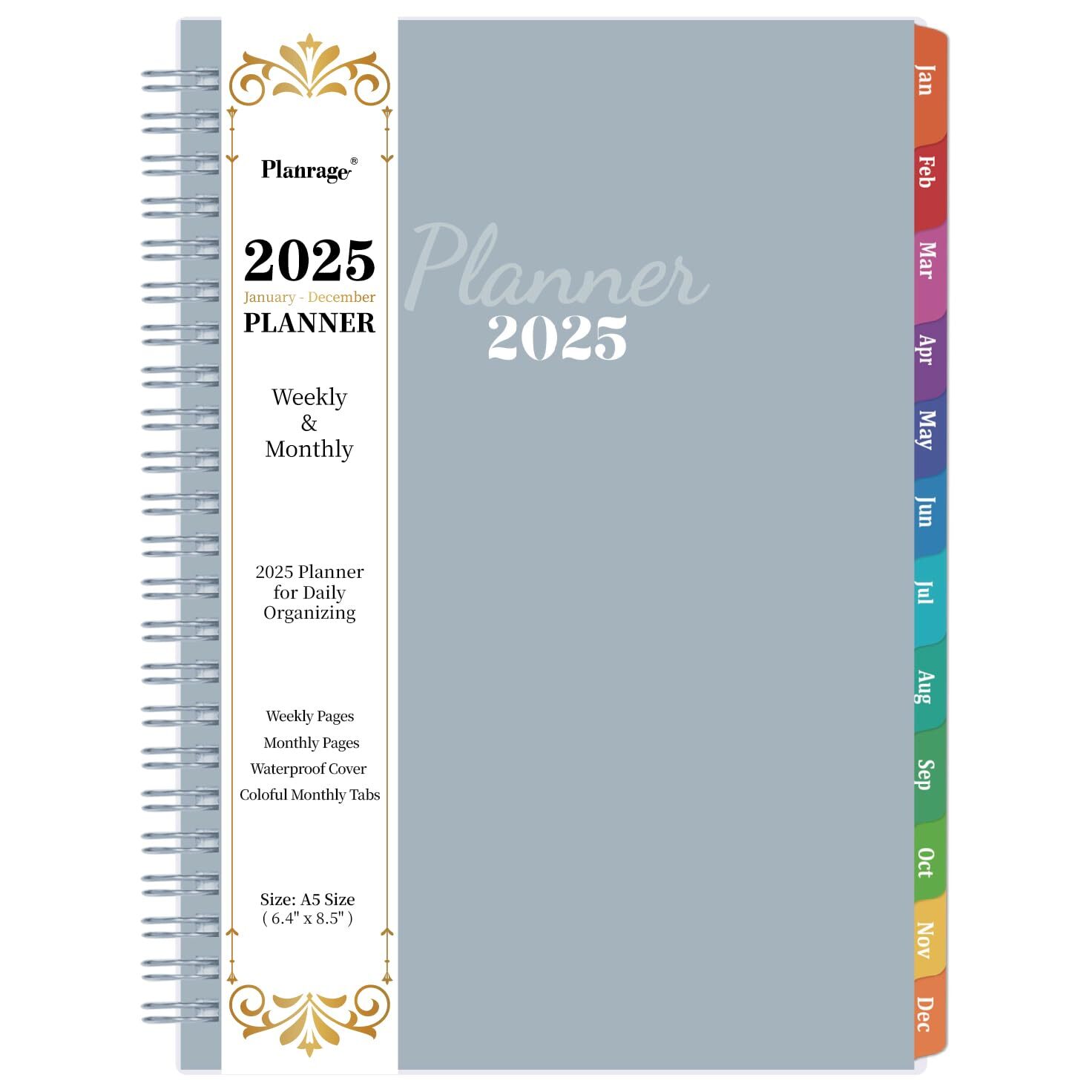 2025 Planner/Calendar - 2025 Planner Weekly and Monthly, JAN - DEC 2025 Plann...