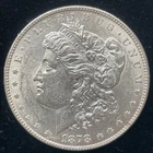 1878 P Morgan Silver Dollar 7 Over 8 Tail Feathers Uncirculated Gem