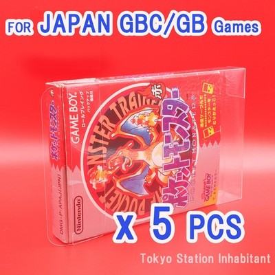 Nintendo JAPANISCH Game Boy Color Spiel Schutzbox x5 Display Case für GB/GBC