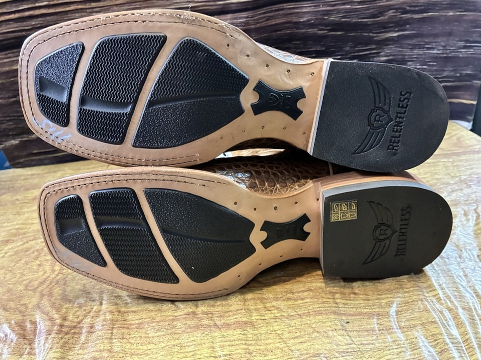 Relentless Denton Western Boot – Caiman-Alligator-Optik Mit DualPro®-Sohle