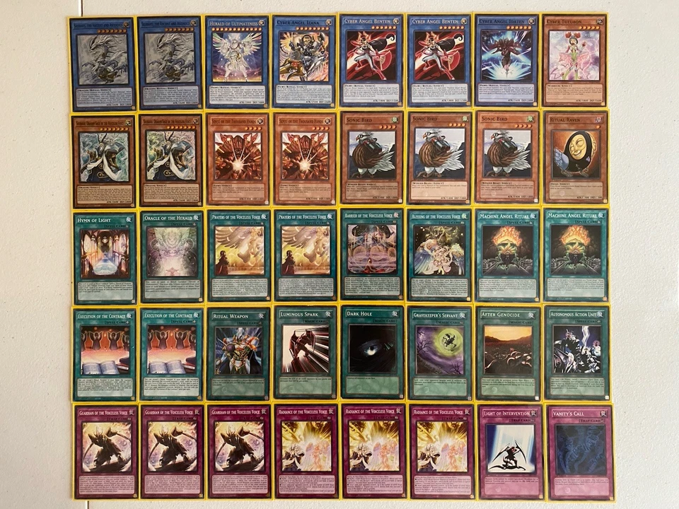 YUGIOH Dragon Ritual Fairy Deck Complete 40 - Cards Deck with BRAND NEW Sleeves - Image 3 of 4