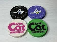 Vintage Arctic Cat Snowmobile Themed Custom 3D Drink Coasters Set Of 4 You Pick