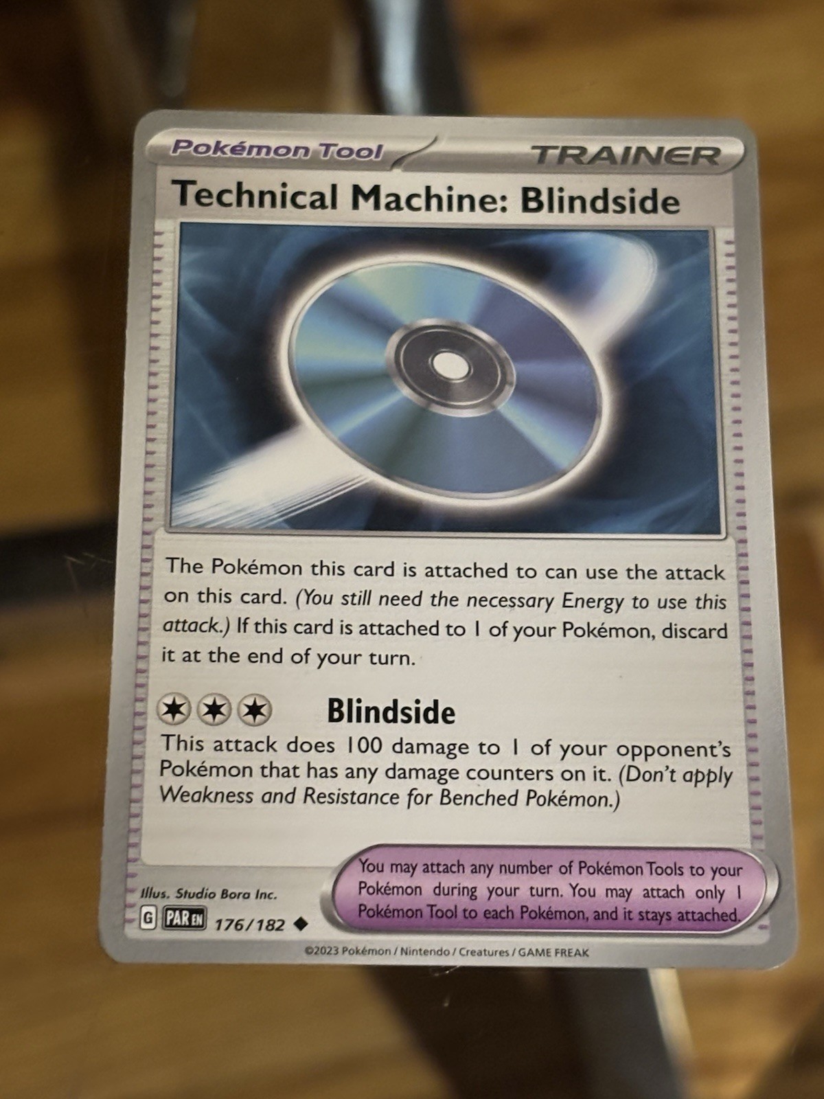Technical Machine: Blindside - 176/182 - Uncommon Pokemon TCG