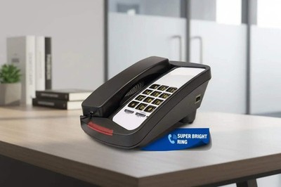 Med-Pat D800 Single Line Analog Desk Set Telephone