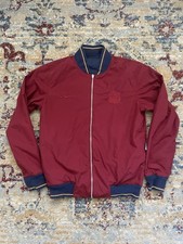 NIKE FC BARCELONA FCB MEN'S TRACKSUIT TRACK JACKET SZ L Reversible