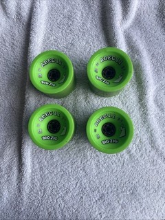 ABEC 11 BIGZIG 75mm 80A Reflex Formula Skateboard Wheels Bronson Raw 6 Ball
